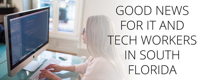 good news for tech workers in south florida